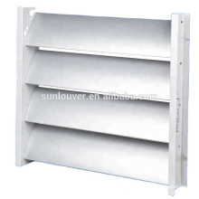 Storm proof  outdoor fire rated louver